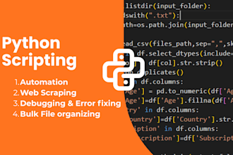 write python scripts for you