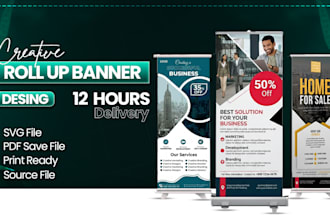 create expert seminar conference roll up banners posters