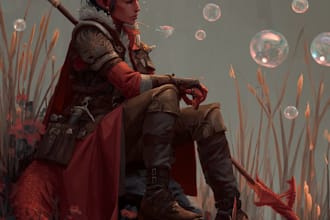 design awesome character dnd rpg fantasy cartoon art and map