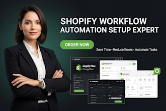 setup shopify workflow automation shopify flow chargeflow synctrack website