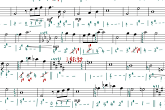do notation conversion of piano and cello sheet