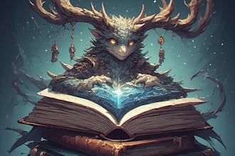 create professional fantasy ebook cover design