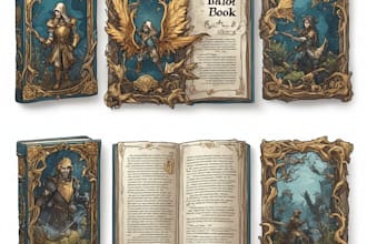 design fantasy book cover and ebook cover