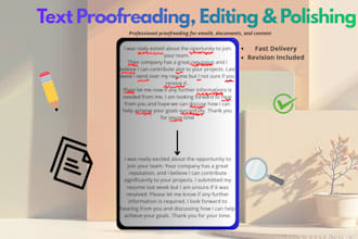 proofread and polish your texts for improved clarity