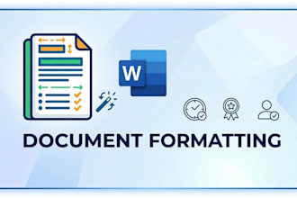 do ms word document editing and document formatting