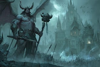 create warhammer style dark fantasy art
