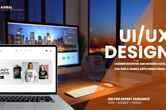 design website UI UX in figma