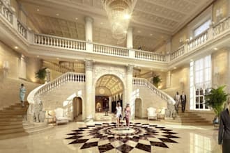 design interiors and render high quality images