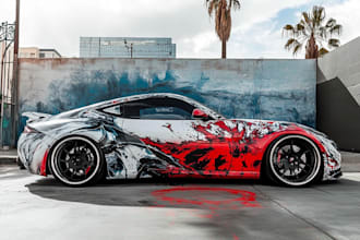 design awesome car wrap, van wrap any vehicle wrap