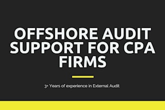prepare audit working papers and schedules for CPA firms