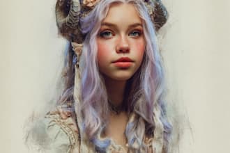illustrate you a fantasy character, portrait