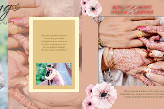 design professional wedding photo album and photobook