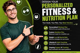 design your personalized fitness and nutrition plan