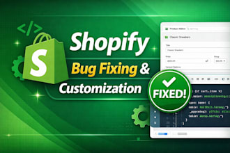 fix shopify bugs, errors, and issues quickly