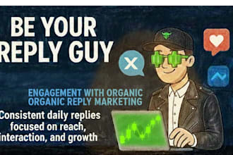 be your crypto twitter x reply guy for growth and engagement