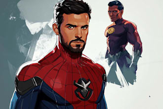 do a superhero comic