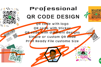 create professional qr code design for your logo in 10 min