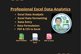 analyse, formatte, splitting, formulised excel data