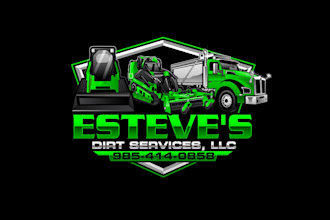 create high quality and beautiful dirt service logo design
