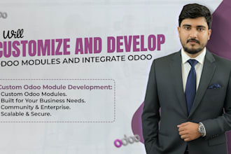 customize and develop odoo modules and integrate odoo