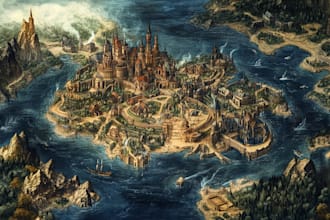 create custom medieval maps for your next fantasy novel