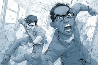 create comic book art