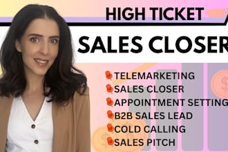 generate b2b sales leads, set qualified appointments close high ticket