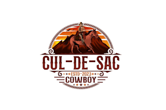 create graceful and fantastic cowboy logo design