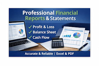 create accurate financial reports and dashboards