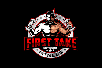 create professional and specially fitness logo design
