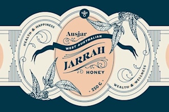 design a creative premium cigar brand logo, label, and bands