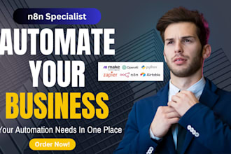 develop n8n automation, n8n workflow, ai automation, or n8n ai agent