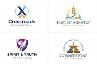 design modern church, ministry, christian or religious logo for your brand