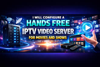 configure a hands free iptv video server for movies and shows