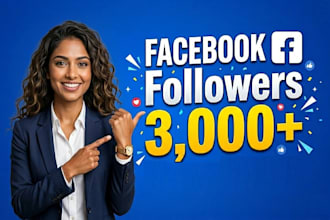 instantly gain 3000 facebook followers fast