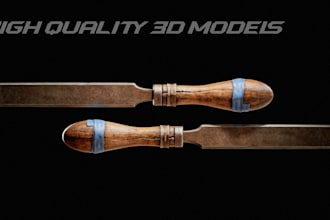 create high quality 3d models