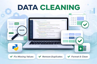 clean, analyze, and prepare your data using python