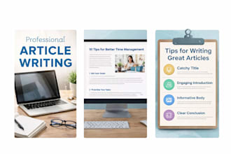 write clear and simple articles for blogs and websites