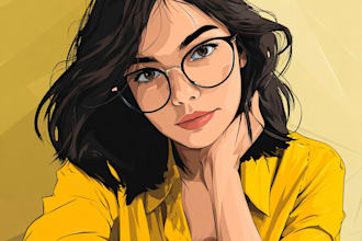 draw a cartoon caricature portrait from your photo