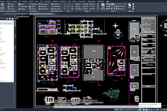 do civil autocad drawings for buildings and infrastructure
