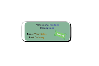 write product descriptions for your online store