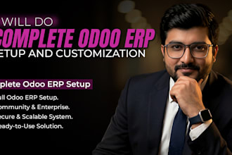 complete odoo erp setup and customization