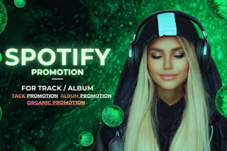 spotify album promotion, spotify music track promotion