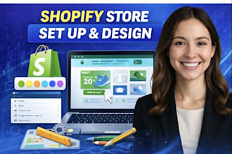 setup and design shopify and ecommerce store