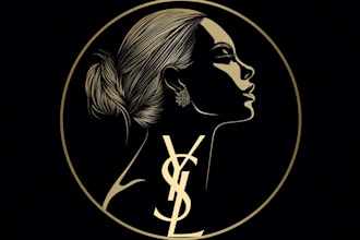do initial letters, fashion or clothing line logo design