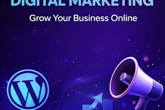 digital marketing and wordpress website
