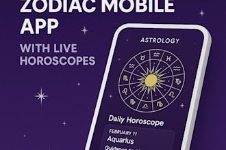 build personalized astrology zodiac mobile app