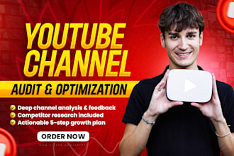 audit your youtube channel, detailed analysis, and custom growth action plan