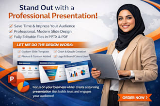 make simple, creative, and professional slide design