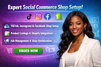 ig fb tiktok shop setup optimization marketing tiktok ads monetization manager